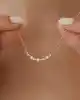 Mix Taşlı Altın Kolye