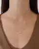 Mix Taşlı Altın Kolye