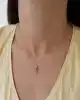 Mor Taşlı Altın Kolye