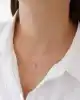 Nazar Boncuklu Altın Kuş Kolye