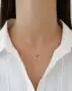 Nazar Boncuklu Altın Kuş Kolye