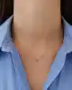 Nazar Boncuklu Mini Yıldız Kolye
