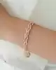 Örgü Zincir Altın Bileklik