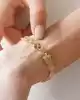 Örgü Zincir Altın Bileklik