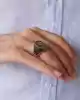 Osmanlı Flaması Altın Erkek Yüzük