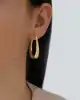 Oval Halka Küpe