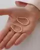Oval Halka Küpe