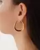Oval Halka Küpe