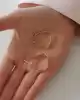 Oval Üçgen Altın Küpe