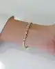 Pembe Taşlı Altın Bileklik