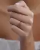 Pembe Taşlı Rose Altın Yüzük