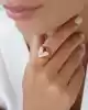 Pembe Taşlı Şövalye Yüzük