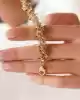 Püsküllü Örgü Altın Bileklik