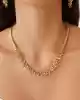 Püsküllü Örgü Altın Kolye