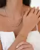Renkli Dorika Toplu Altın Bileklik