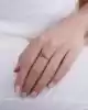 Renkli Mineli Balık Altın Yüzük