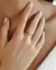 Renkli Taşlı Altın Yüzük