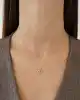 Renkli Taşlı Kalp Kolye