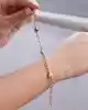 Renkli Toplu Altın Zincir Bileklik