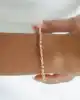 Rose Altın Burgu Kelepçe Bileklik