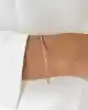 Rose Altın Mini Toplu Tel Bileklik