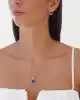 Safir Rose Altın Kolye