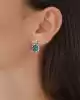 Safir Rose Altın Küpe