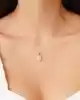 Sarı Altın Baget Kolye