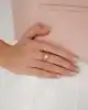 Sarı Altın İnci Yüzük
