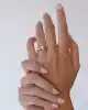 Sarı Altın Tektaş Yüzük