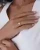 Sarı Altın Tektaş Yüzük
