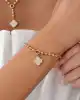 Sıra Toplu Altın Yonca Bileklik