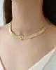 Taş Detaylı Altın Gerdanlık