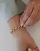 Taş Detaylı Altın Zincir Bileklik