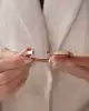 Taş Detaylı Kelepçe Bileklik
