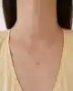 Taşlı Altın Taç Kolye