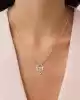 Taşlı Altın Tasarım Kolye