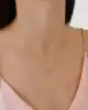 Taşlı Altın Tasarım Kolye