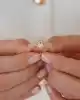 Taşlı Altın Vintage Yüzük
