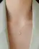 Taşlı Altın Yıldız Kolye