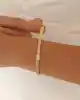 Taşlı Altın Zincir Bileklik