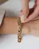 Taşlı Altın Zincir Bileklik