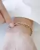 Taşlı Ataç Zincir Bileklik