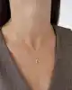 Taşlı Ay Yıldız Kolye