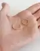 Taşlı Bomb Halka Küpe