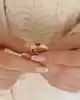 Taşlı Burgu Altın Yüzük