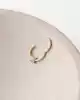 Taşlı Çiçek Helix Piercing