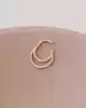 Taşlı Çift Halka Helix Piercing