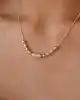 Taşlı Çubuk Altın Kolye