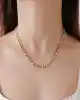 Taşlı Gurmet Zincir Kolye